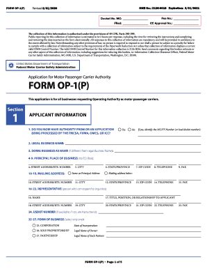 Fillable Online Pdffiller Get The Op Form Expiration