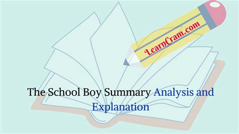 The School Boy Summary Analysis and Explanation – Learn Cram