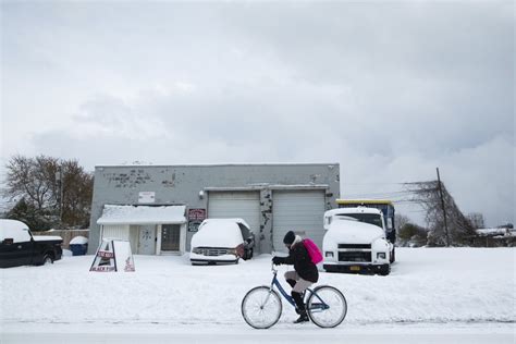 New York Sotto Una Bufera Di Neve