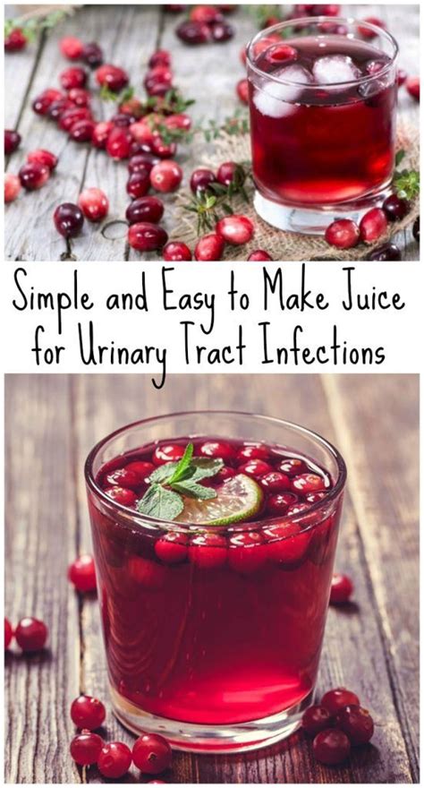 Simple And Easy To Make Juice For Urinary Tract Infections Uti Remedies Urinary Tract