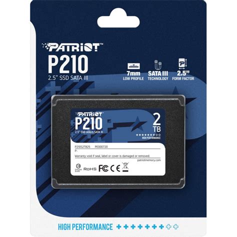 Disco Solido 2tb Patriot P210 2 5 Sata3 P210S2TB25