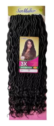 Cabelo Duda Goddess Faux Locs Ser Mulher 320g Frete grátis