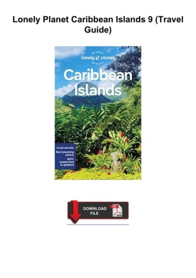 Pdf Lonely Planet Caribbean Islands Travel Guide