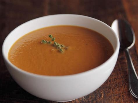 Carrot Thyme Soup With Cream Recipe Ree Drummond Food Network