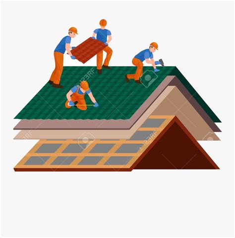 Roof Free Clipart Work Clip Art On Transparent Png - Roofer Vector ...