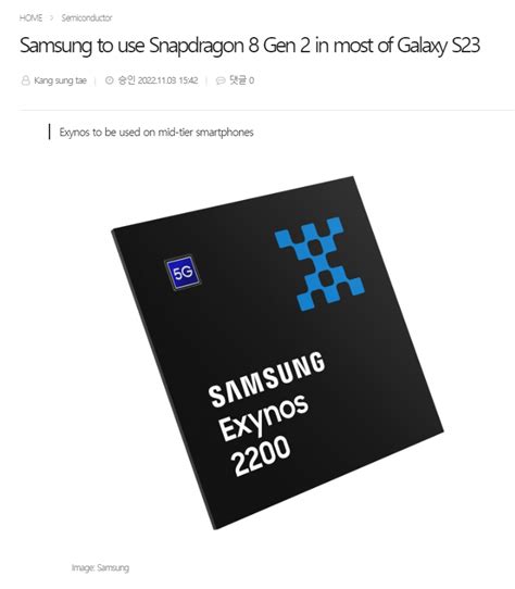 Galaxy S Gen Exynos