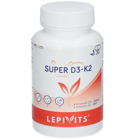 LepiVits SUPER D3 K2 30 Pc S Redcare Pharmacie