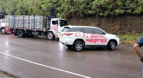 Conductores Fueron Detenidos Por Presuntos Miembros De La Segunda Marquetalia