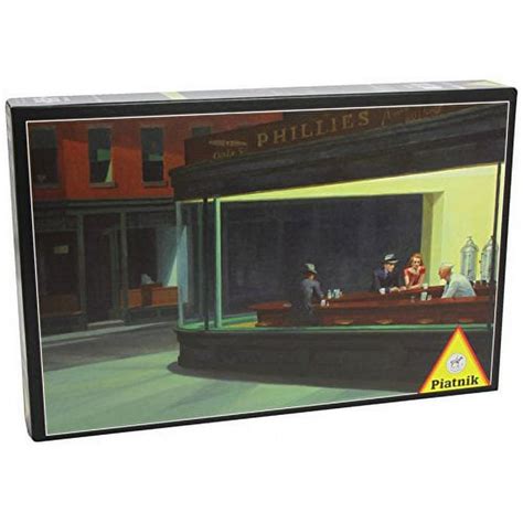 Nighthawks 1000 Piece Edward Hopper Jigsaw Puzzle By Piatnik