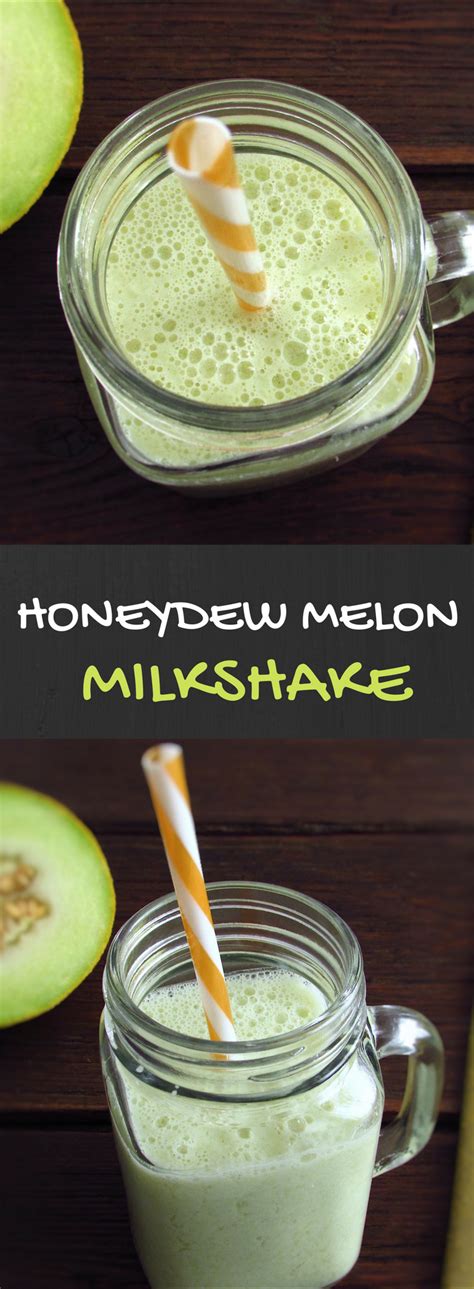 Honeydew Melon Milkshake Food From Portugal