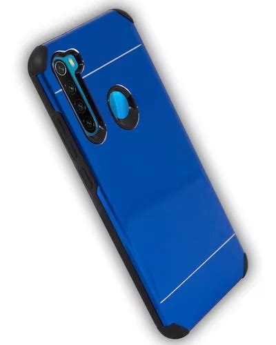 Funda Case Aluminio Para Modelos LG Uso Rudo Con Cristal Color Azul