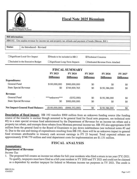 Unraveling The Montana Tax Rebate 2024 Your Comprehensive Guide