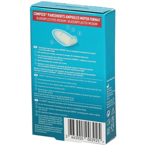 Compeed Pansements Ampoules Moyen Format Economique X Pc S