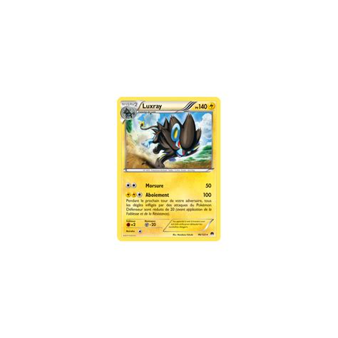 Luxray Carte Rare Pv 140 46 122 XY9 XY9 Rupture Turbo