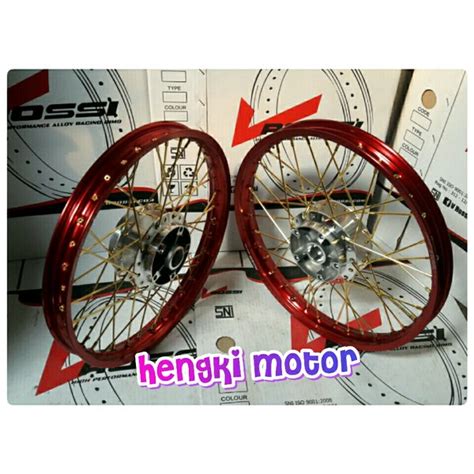 Jual Velg V Rossi Full Set Vixion New Velg Uk X Warna Merah