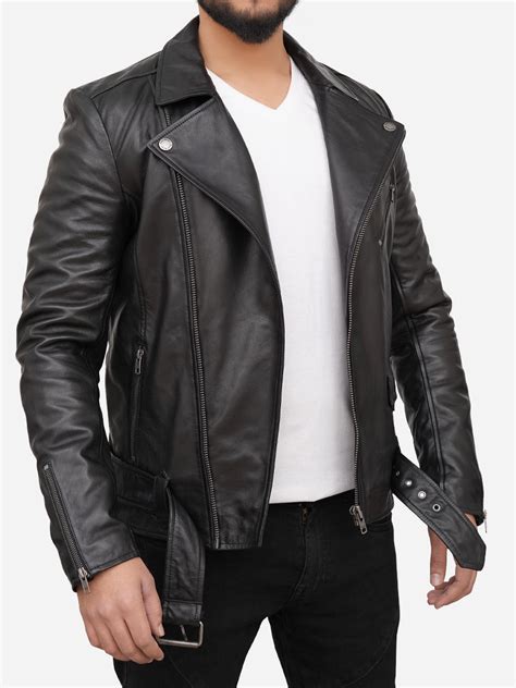 Freddie Vintage Black Motorcycle Leather Jacket