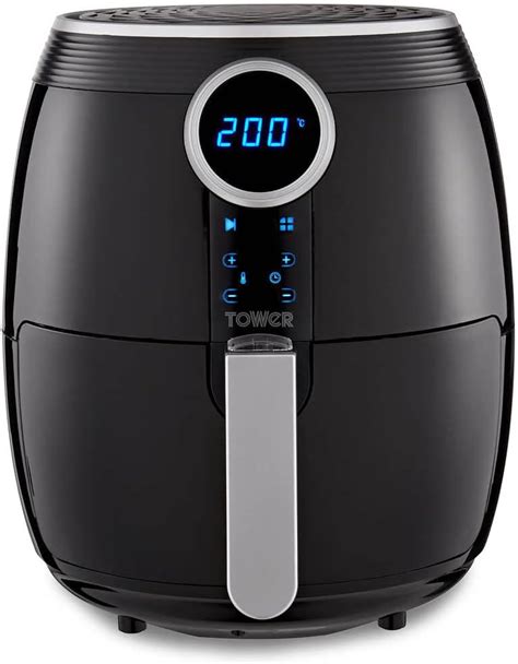 Tower T17056blk Digital Air Fryer Oven With Rapid Air Circulation And