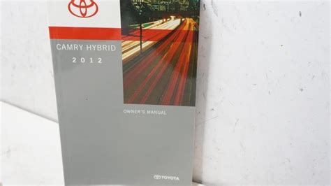 Toyota Camry Hybrid Owner S Manual Book Set With Case Ebay