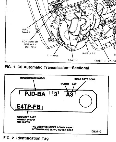 Ford Transmission Identification Tag Amulette