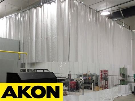 Clear Industrial Curtains – Akon – Curtain and Dividers | Custom Made