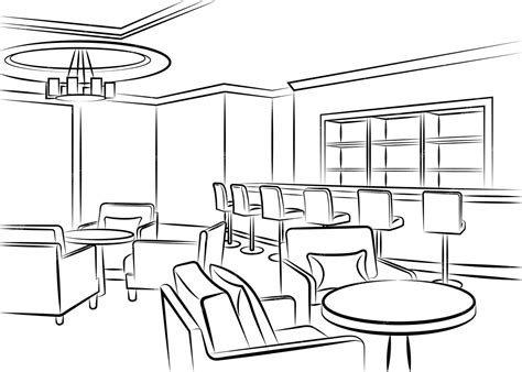 Premium Vector | Cafe with vector drawing,Isolated on the white background.