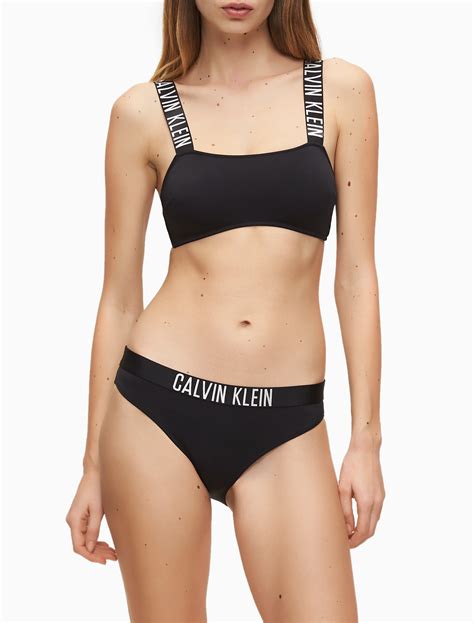 Intense Power Bandeau Bikini Top Swim Calvin Klein