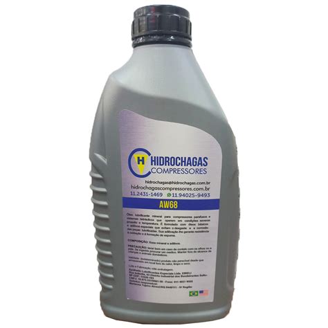 Combo De 12 Óleos Para Sistemas Hidráulicos Aw 68 Hidrochagas