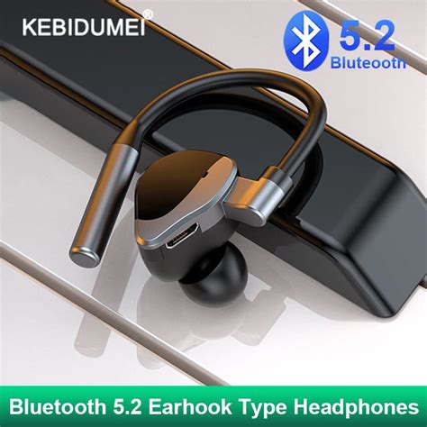 Drahtlose Bluetooth 5 2 Ohrh Rer Ohr Haken Kopfh Rer Business Sport