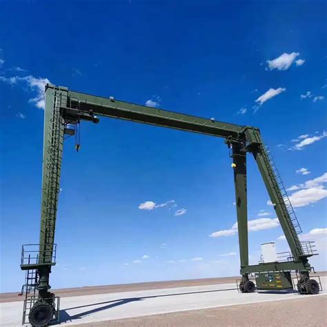 Customizable Portable Rubber Tyred Gantry Crane Rtg 20 Ton 40 Ton