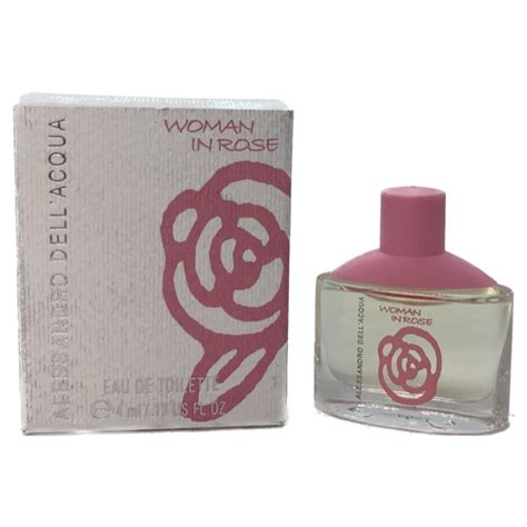 Alessandro Dell Acqua Woman In Rose Edt Miniatura Chic Beauty