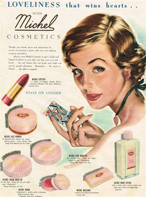 Michel Vintage Makeup Ads Vintage Makeup Makeup Ads