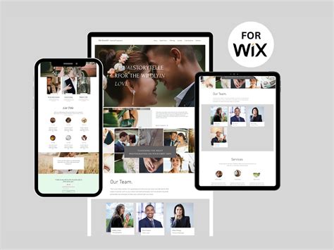 Elegant Wix Website Theme Template, Premium Web Design, Luxury Business
