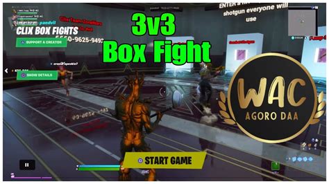 3v3 Box Fight Fortnite Battle Royale Youtube