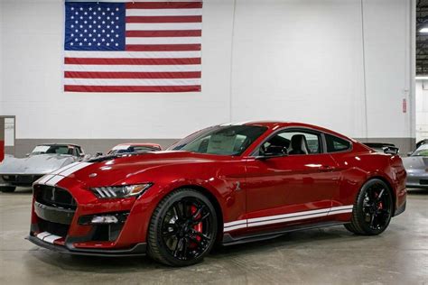 2020 Ford Mustang Shelby Gt500 11 Miles Rapid Red Metallic 52l Supercharged V8 Used Ford