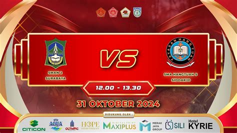 SMA 20 SBY Vs SMA Hangtuah SDA YouTube