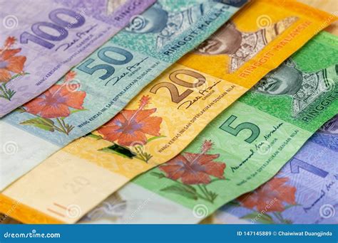 Malaysian Ringgit Banknotes Background Stock Image - Image of concept ...