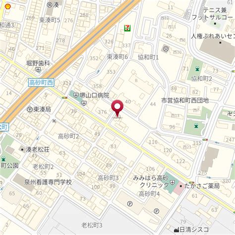 大阪府堺市堺区協和町1－50 の地図 Mapfan