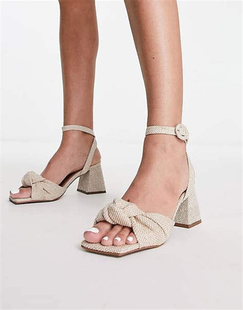 Knot Heeled Sandals Deals