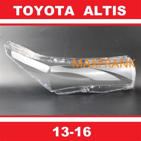 Toyota Altis Low Spec Headlamp Cover Headlight Cover Lens Head