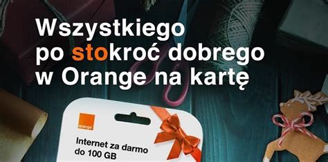 100 zł w prezencie na Święta w Orange na kartę TELEPOLIS PL