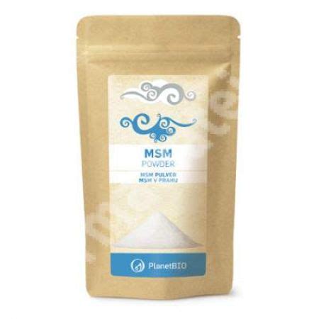 MSM Pulbere 300 G Planet Bio Farmacia Tei Online