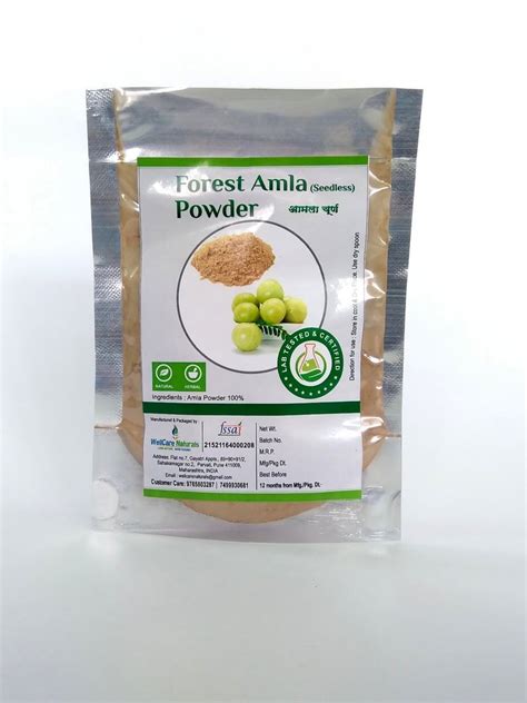 Wellcare Naturals Herbal And Natural Seedless Amla Powder G