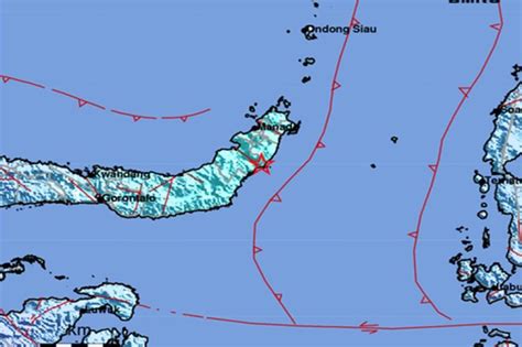 Gempa M 5 9 Guncang Minahasa Tenggara Getarannya Terasa Sampai Manado