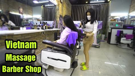 Vietnam Massage Street Barber Shop Face Massage Asmr Wash Hair With