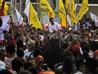 Kampanye Terbuka Jokowi Di Banten Antara Foto