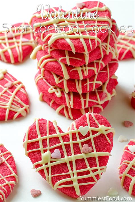 Valentine Shortbread Cookies Recipe From Yummiest Food Cookbook