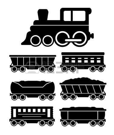 Train Car Clip Art Black And White