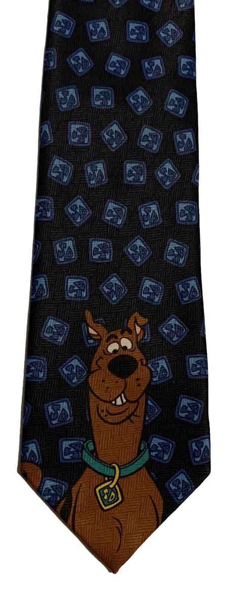 VTG Hanna Barbera Scooby Doo Mens Tie Warner Brother Gem