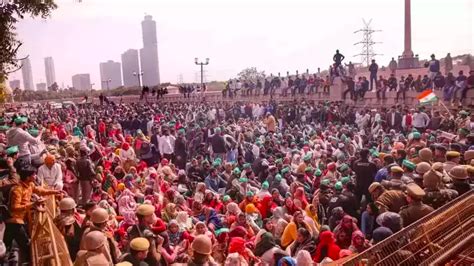 Delhi Farmers Protest Delhi Prepares For 14k Protesters 1200 Tractors