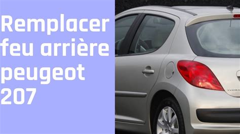 Remplacer Feu Ou Changer Ampoule Peugeot Youtube